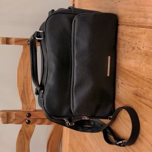 Black Kenneth Cole Reaction Crossbody Tote, 11" Lx 6"W x 9" H